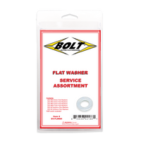 Bolt Flat Washer Assortment 120 Piece Kit - Tires & Wheels