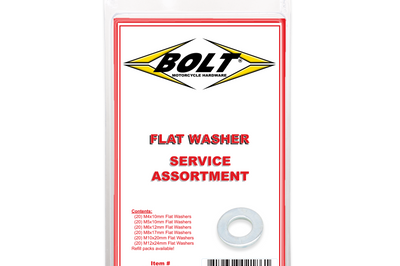 Bolt Flat Washer Assortment 120 Piece Kit - Tires & Wheels