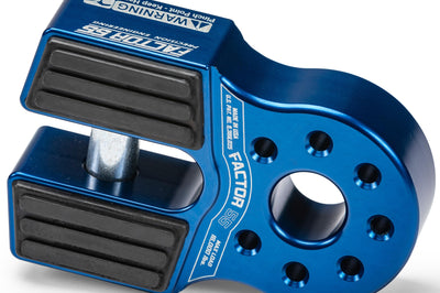 Factor 55 Flatlink Xtv Winch Shackle Lime Green - Blue - Atv Performance Products