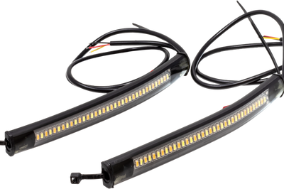 Letric Lighting Co Flexible Led Strip Fork Tube Switchback White/amber - Harddrive Products