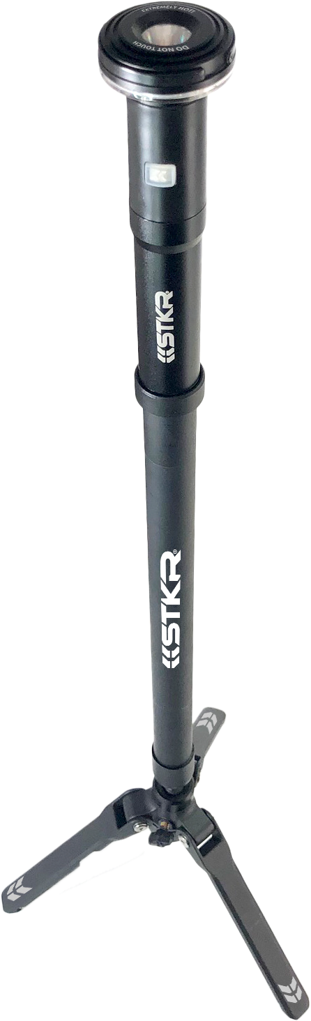 Stkr Fli-pro Telescoping Light 8’ With Removable Flashlight - Watercraft Collection