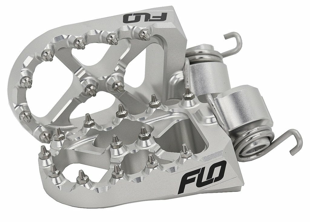 Flo Motorsports Footpeg Low Silver Yam - Offroad Collection