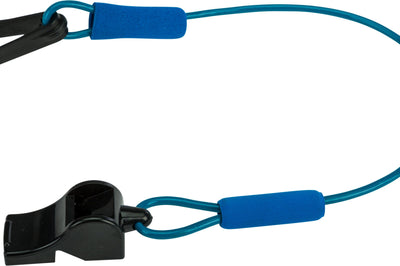 Wps Floating Whistle W/lanyard (blue) - Blue - Watercraft Collection