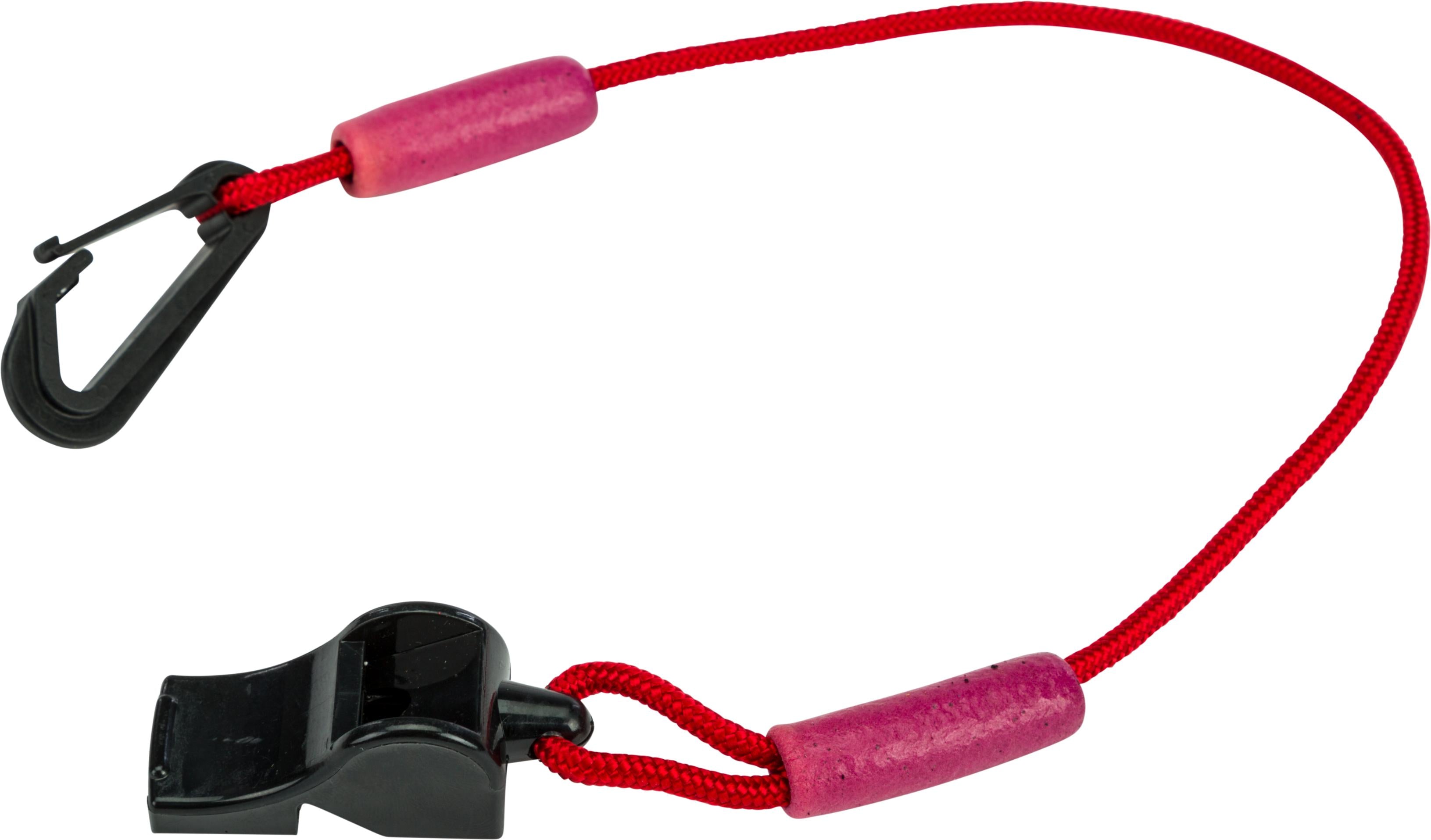 Wps Floating Whistle W/lanyard (blue) - Red - Watercraft Collection