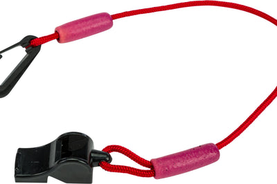 Wps Floating Whistle W/lanyard (blue) - Red - Watercraft Collection