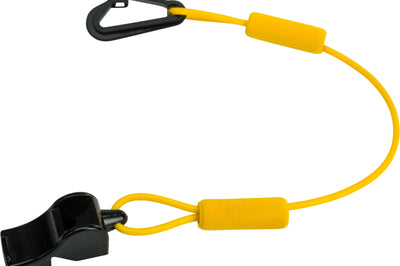 Wps Floating Whistle W/lanyard (blue) - Yellow - Watercraft Collection
