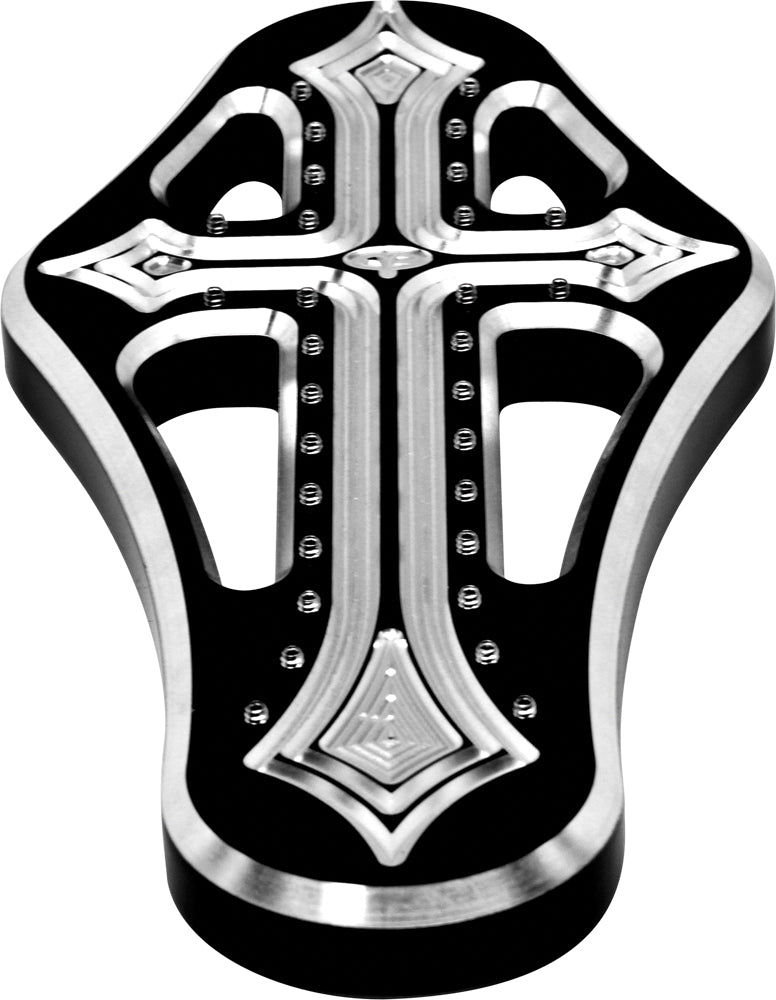 Prec. Billet Floorboards Passenger Bad Axe Black - Harddrive Products