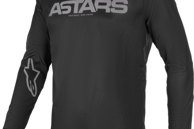 Alpinestars Fluid Chaser Jersey Anthracite/coral Fluo Xl - Black/Dark Grey / Large