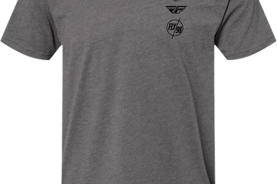 Fly Racing Atom Tee Cool Blue Heather Xl - Gunmetal / 2X-Large - Gear