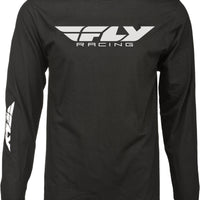 Fly Racing Corporate L/s Tee Red Xl - Black / 2X-Large - Gear