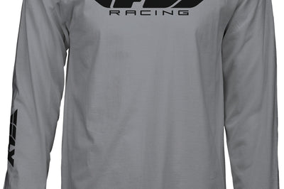 Fly Racing Corporate L/s Tee Red Xl - Grey / Small - Gear