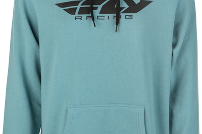 Fly Racing Corporate Pullover Hoodie Grey/blue Xl - Gear