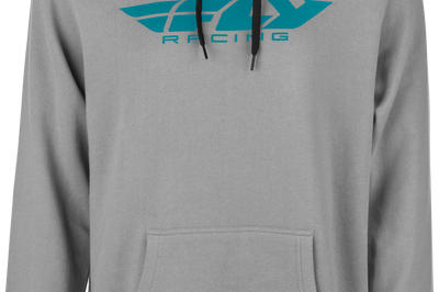 Fly Racing Corporate Pullover Hoodie Grey/blue Xl - Gear
