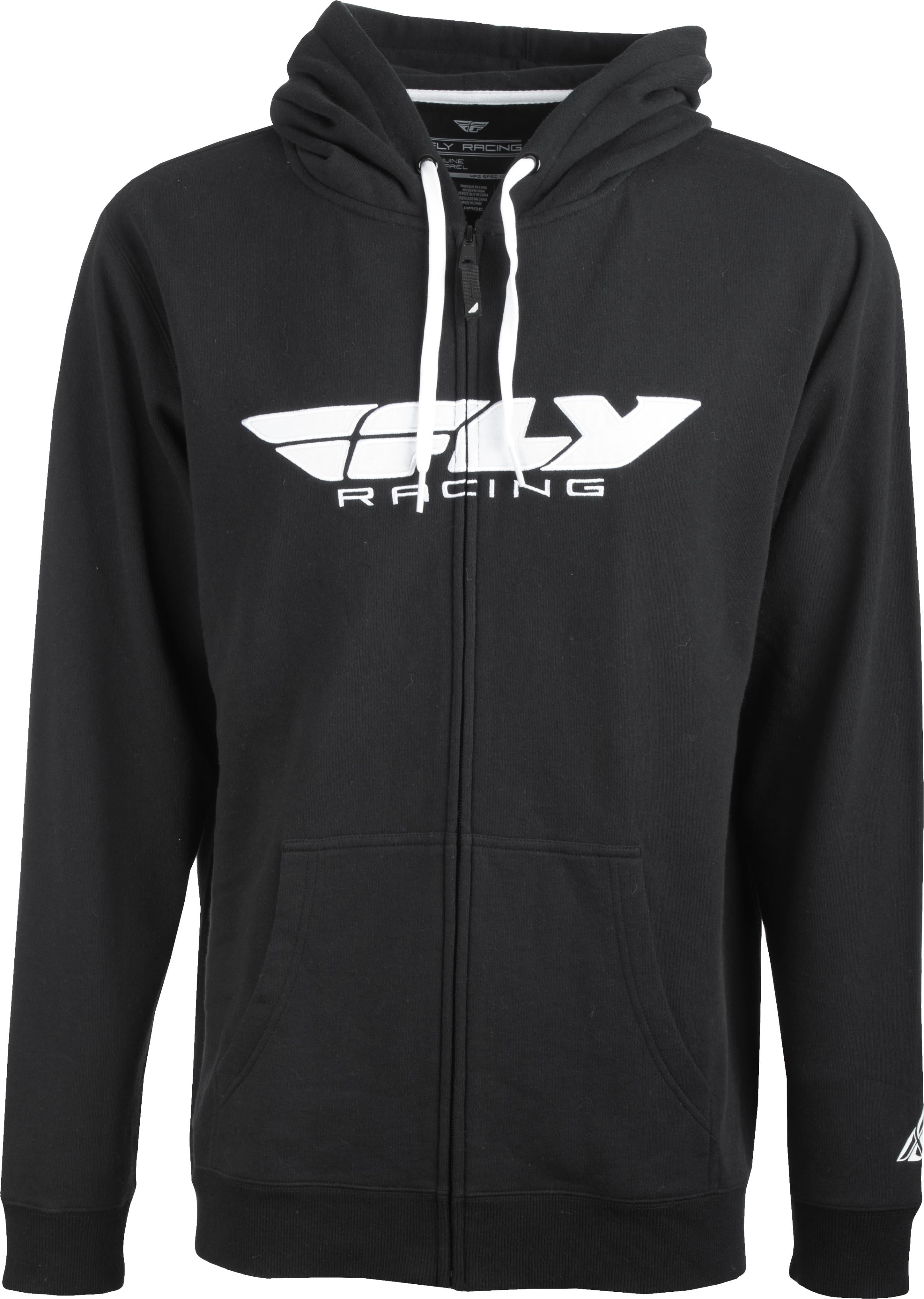 Fly Racing Corporate Zip Up Hoodie Tan/black Xl - Black / Large - Gear