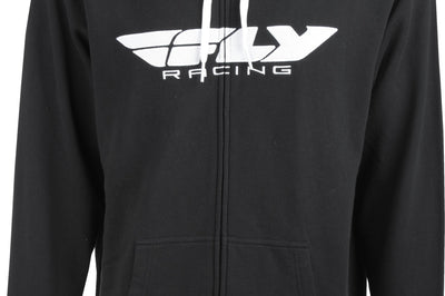 Fly Racing Corporate Zip Up Hoodie Tan/black Xl - Black / Large - Gear