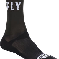 Fly Racing Crew Socks White Sm/md - Black / Small - Medium - Gear