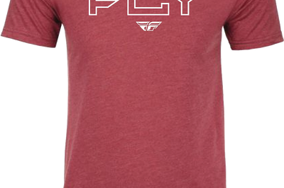 Fly Racing Edge Tee Espresso Xl - Cardinal / 2X-Large - Gear