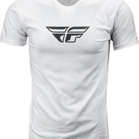 Fly Racing F wing Tee Turquoise Xl White / Small