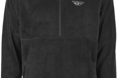 Fly Racing Half Zip Pullover Hoodie Red Plaid Xl - Black / 2X-Large - Gear