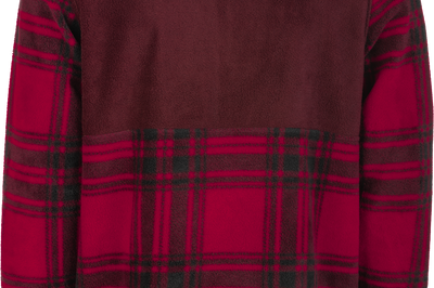 Fly Racing Half Zip Pullover Hoodie Red Plaid Xl - Gear