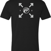 Fly Racing Lost Tee Indigo Xl - Black / 2X-Large - Gear