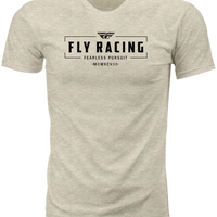 Fly Racing Motto Tee Natural Xl - Black / 2X-Large - Gear