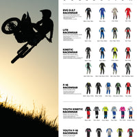 Fly Racing Mx23 Gear And Helmet Pop Double Sided Sign 2023