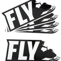 Fly Racing Snow 2021 Sticker - 5/pk 15’’ Rider - Snowmobile Collection