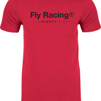 Fly Racing Trademark Tee Red Xl - Black / 2X-Large - Gear