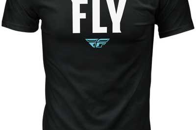 Fly Racing Wfh Tee Dark Grey Heather Xl - Black / Large - Gear