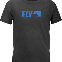 Fly Racing Youth Primary Tee Red Yx - Charcoal / Large - Apparel Collection