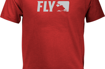 Fly Racing Youth Primary Tee Red Yx - Large - Apparel Collection