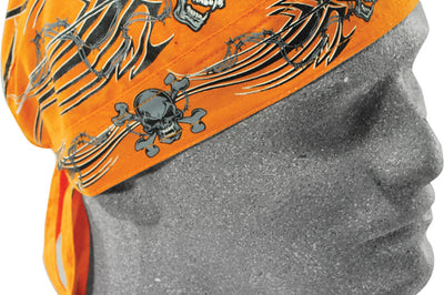 Zan Flydanna Orange Tribal Skull - Harddrive Products