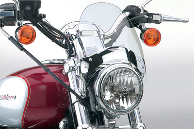 National Cycle Flyscreen Windscreen Dark Smoke Black Hardware - Harddrive Products