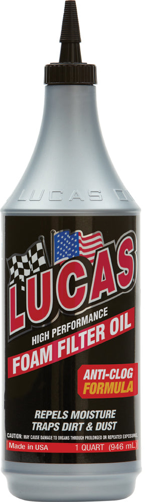 Lucas Foam Filter Oil - Watercraft Collection