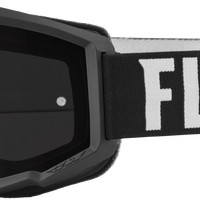 Fly Racing Focus Sand Goggle Khaki/brown W/ Dark Smoke Lens - Black/White - Gear