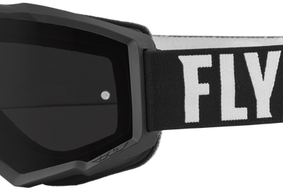 Fly Racing Focus Sand Goggle Khaki/brown W/ Dark Smoke Lens - Black/White - Gear