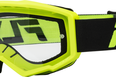 Fly Racing Focus Se Kryptek Goggle Moss Grey/black W/ Clear Lens - Black/Hi-Vis Yellow - Gear