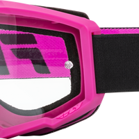 Fly Racing Focus Se Kryptek Goggle Moss Grey/black W/ Clear Lens - Black/Hi-Vis Yellow - Gear