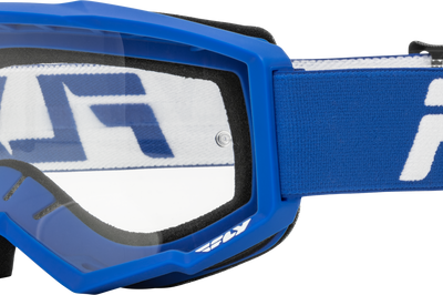 Fly Racing Focus Se Kryptek Goggle Moss Grey/black W/ Clear Lens - Blue/White - Gear