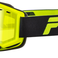 Fly Racing Focus Snow Goggle Black/pink W/ Pink Mirror/rose Lens - Black/White - Apparel Collection