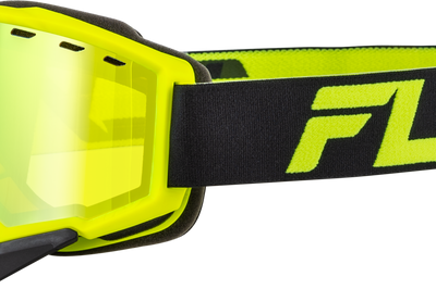 Fly Racing Focus Snow Goggle Black/pink W/ Pink Mirror/rose Lens - Black/Hi-Vis - Apparel Collection