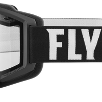 Fly Racing Focus Snow Goggle Black/pink W/ Pink Mirror/rose Lens - Black/White - Apparel Collection