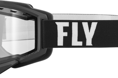 Fly Racing Focus Snow Goggle Black/pink W/ Pink Mirror/rose Lens - Black/White - Apparel Collection