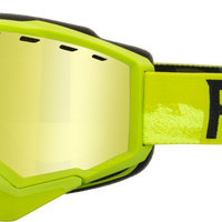 Fly Racing Focus Snow Goggle Black/pink W/ Pink Mirror/rose Lens - Black/White - Apparel Collection