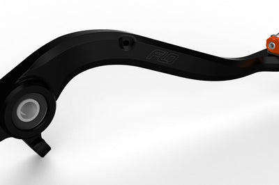 Flo Motorsports Folding Tip Brake Pedals Yam - Orange - Offroad Collection