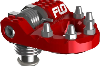 Flo Motorsports Folding Tip Only Red Standard - Offroad Collection