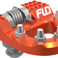 Flo Motorsports Folding Tip Only Red Standard - Silver - Offroad Collection