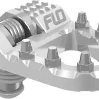 Flo Motorsports Folding Tip Only Red Standard - Silver - Offroad Collection