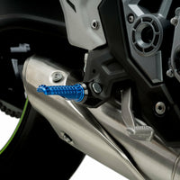 Puig Footpeg Adapter Passenger Black Yam - Blue - Street Collection